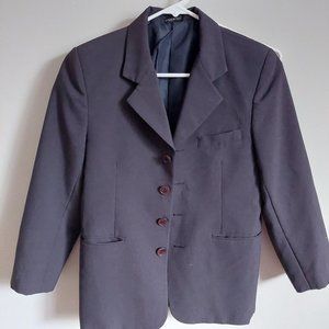 Riserva Italian Kids Boy's Suite Blazer Size 10 Navy Blue
